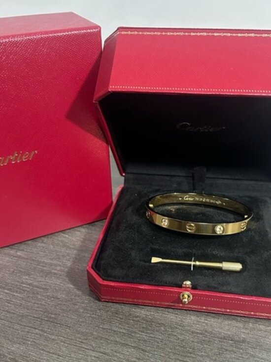 Cartier Jewelry - 🔆🔆Cartier Gold Love Bracelet with Red Box🔆🔆🔆🔆